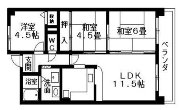 ふじとぴあの物件間取画像